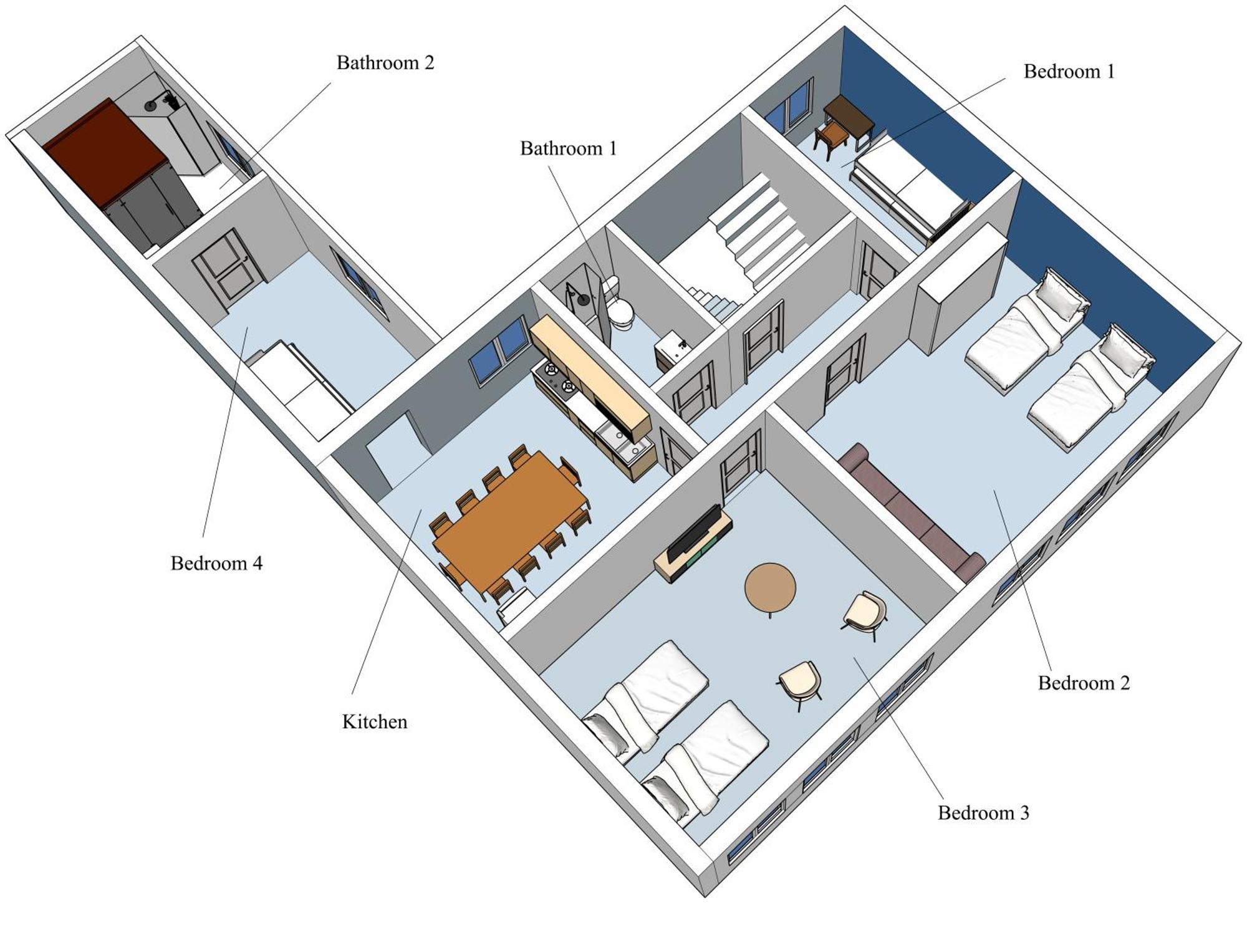 Huge Apartment With Sauna And Free Parking ดุยส์บูร์ก ภายนอก รูปภาพ